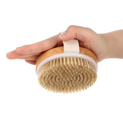 2 in 1 Wet Dry Skin Body Massage Brush Shower