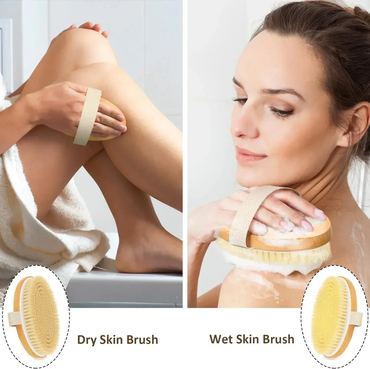 Dry Body Brushes, Exfoliating Body Scrubbers