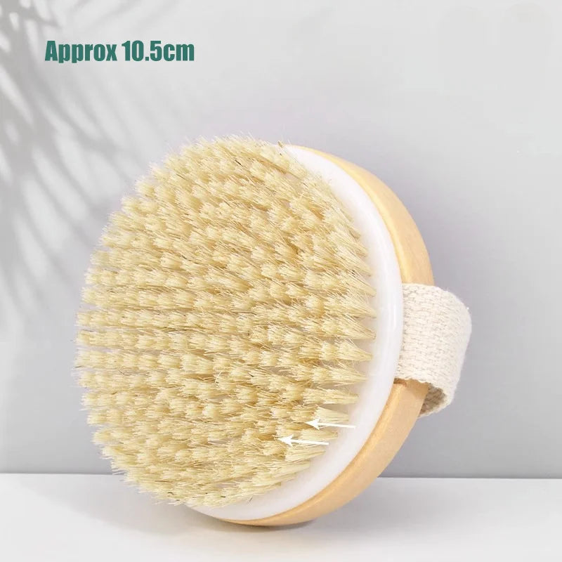 2 in 1 Wet Dry Skin Body Massage Brush Shower