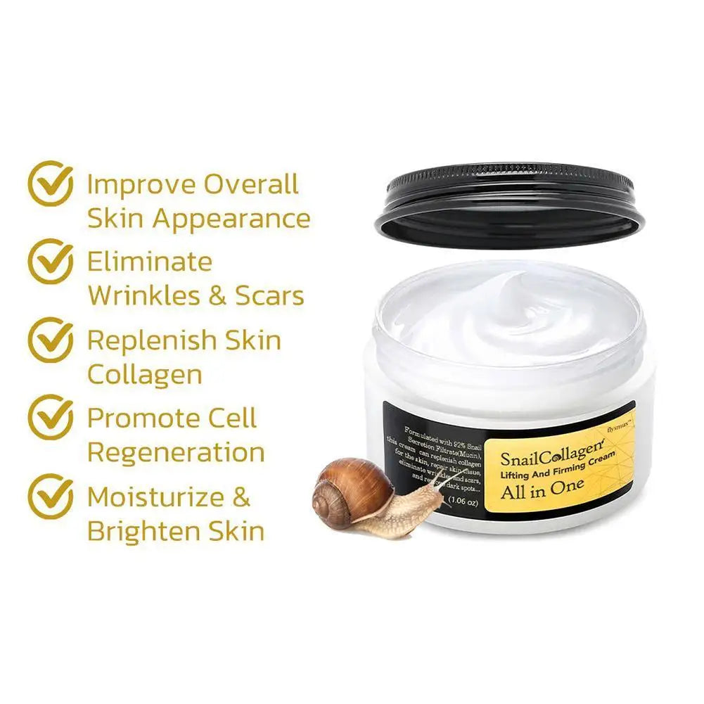 Snail Collagen Face Cream/Repair Essence Moisturizing Smoothing Nourishing Cream